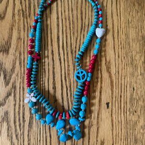 Vibrant turquoise necklace